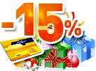  15%   ! 