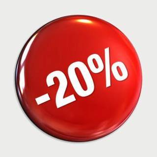   20%!!! 