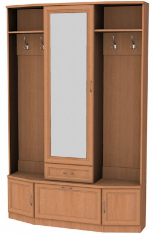 Шкаф для прихожей с зеркалом "Гарун" Арт.600, город Рязань