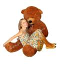 Большой шоколадный плюшевый медведь от 1.2 до 2 метров!, город Рязань