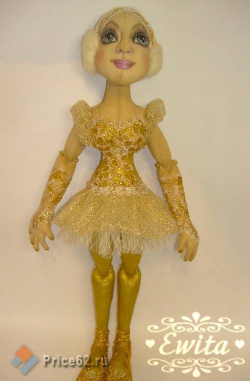 текстильная шарнирная кукла "Сауле", город Рязань